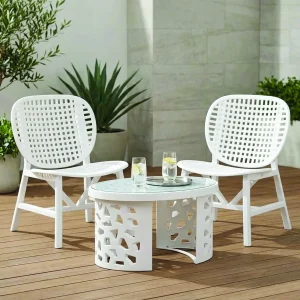 2Chair Dinner White
